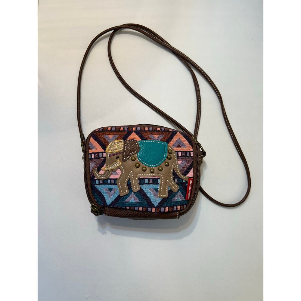 Union Bay Elephant Patchwork Small Crossbody - image 1